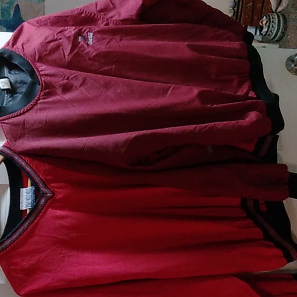 2 Vintage Coca Cola Pullover Windbreakers